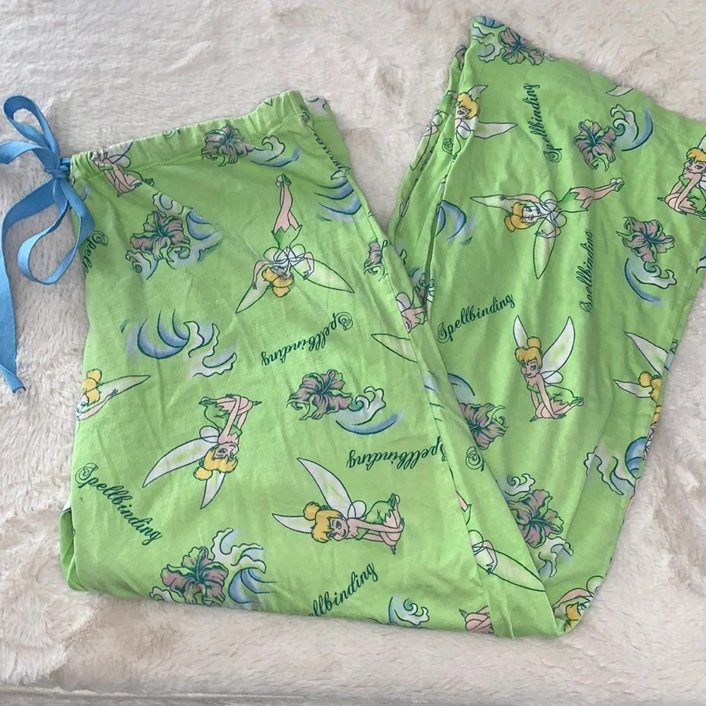 Medium Disney Tinkerbell Spellbinding 100% cotton pajama pants - Picture 1 of 3